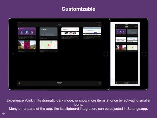 Yoink - Improved Drag and Drop iPad app afbeelding 9