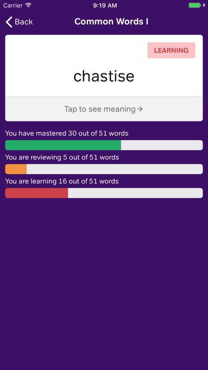 GRE Vocabulary Flashcards screenshot-3