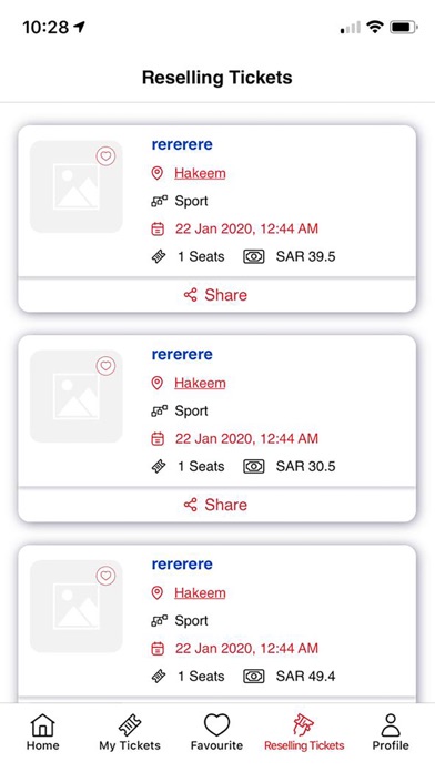 EZTickets Screenshot