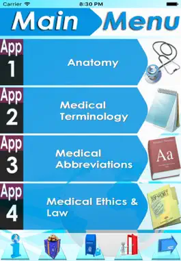 Game screenshot Anatomy & Physiology 4Apps In1 apk