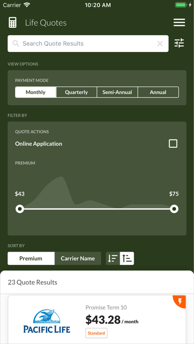 Orange County Brokerage Screenshot