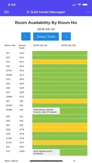 e-soft hotel manager app iphone screenshot 2