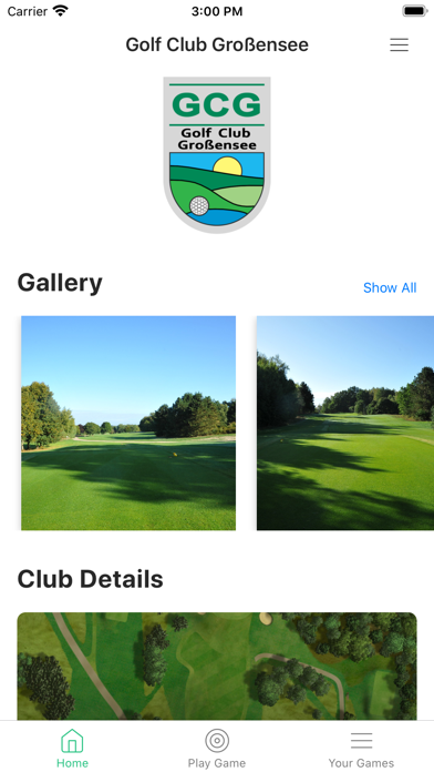 Screenshot #1 pour Golf Club Großensee e.V.