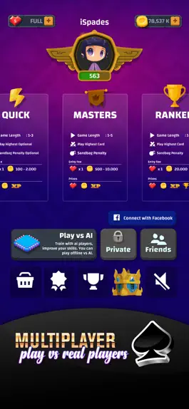 Game screenshot Spades Ultimate apk