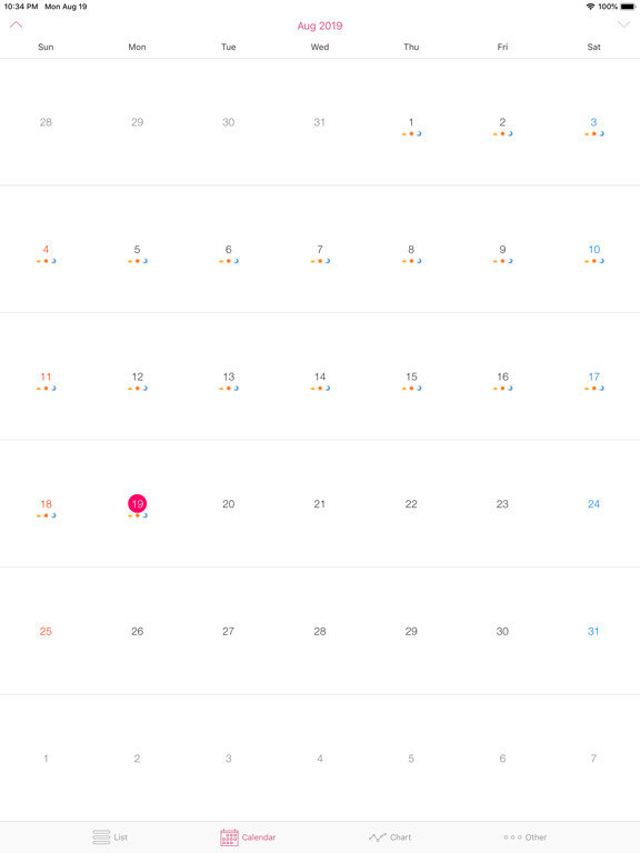 Simple Blood Pressure Recorder iPad screenshot 3 - Health & Fitness app