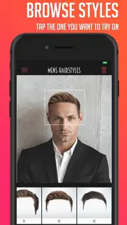 men's hairstyles iphone screenshot 3