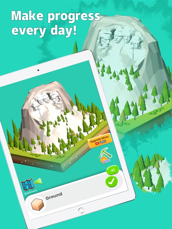 Idle Landmarks iPad screenshot 4 - Games app