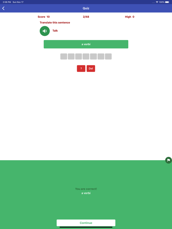 Learn Romanian Daily iPad screenshot