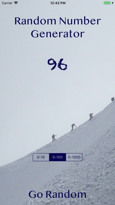 Screenshot #2 pour CPS Random Number Generator