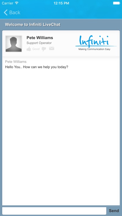 Infiniti Telco Client Support screenshot-4