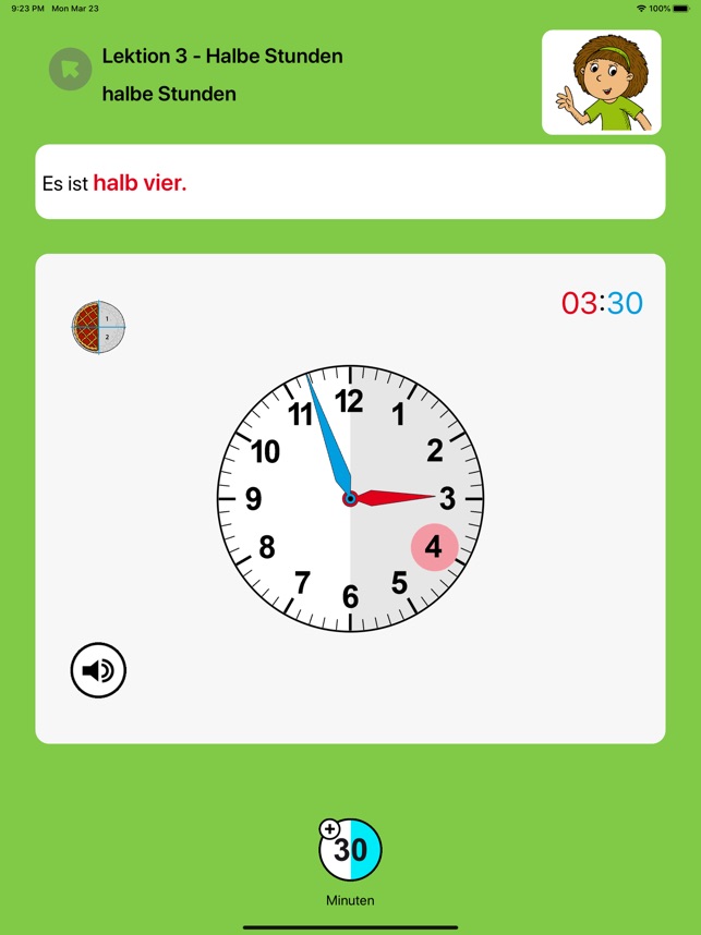 Die Uhr Uhrzeit lernen on the App Store