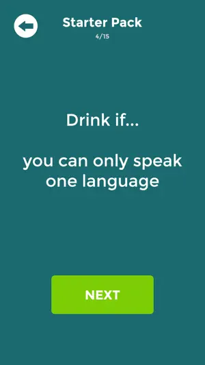 Drink If: Buzzed Drinking Game screenshot 1