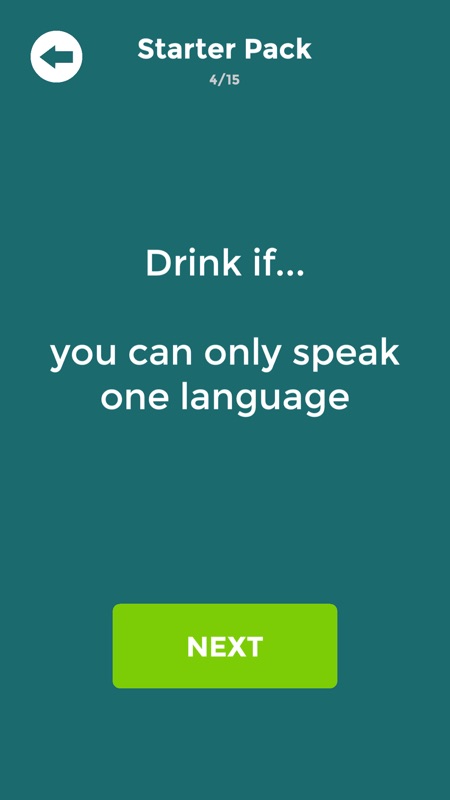 Drink If: Buzzed Drinking Game screenshot 1