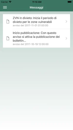 App ARPAV Agrometeo Nitrati screenshot 3