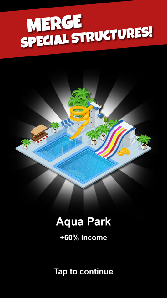 #4. Merge City - Idle Click Tycoon (iOS) By: Jeffrey Koers