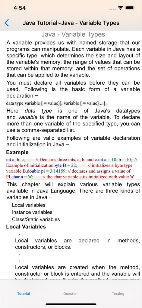 Java Question for Interview - Reference App | MWM