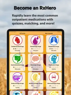 RxHero - Master Top 250 Drugs iPad image 1