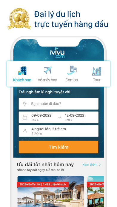 iVIVU.com - Kỳ nghỉ tuyệt vời Screenshot