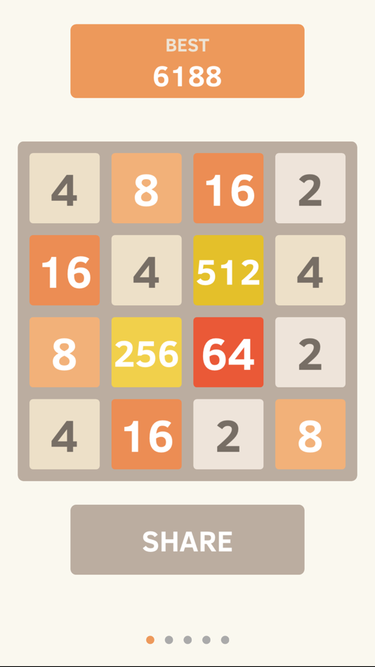#5. 2048 (iOS) Bởi: Ketchapp