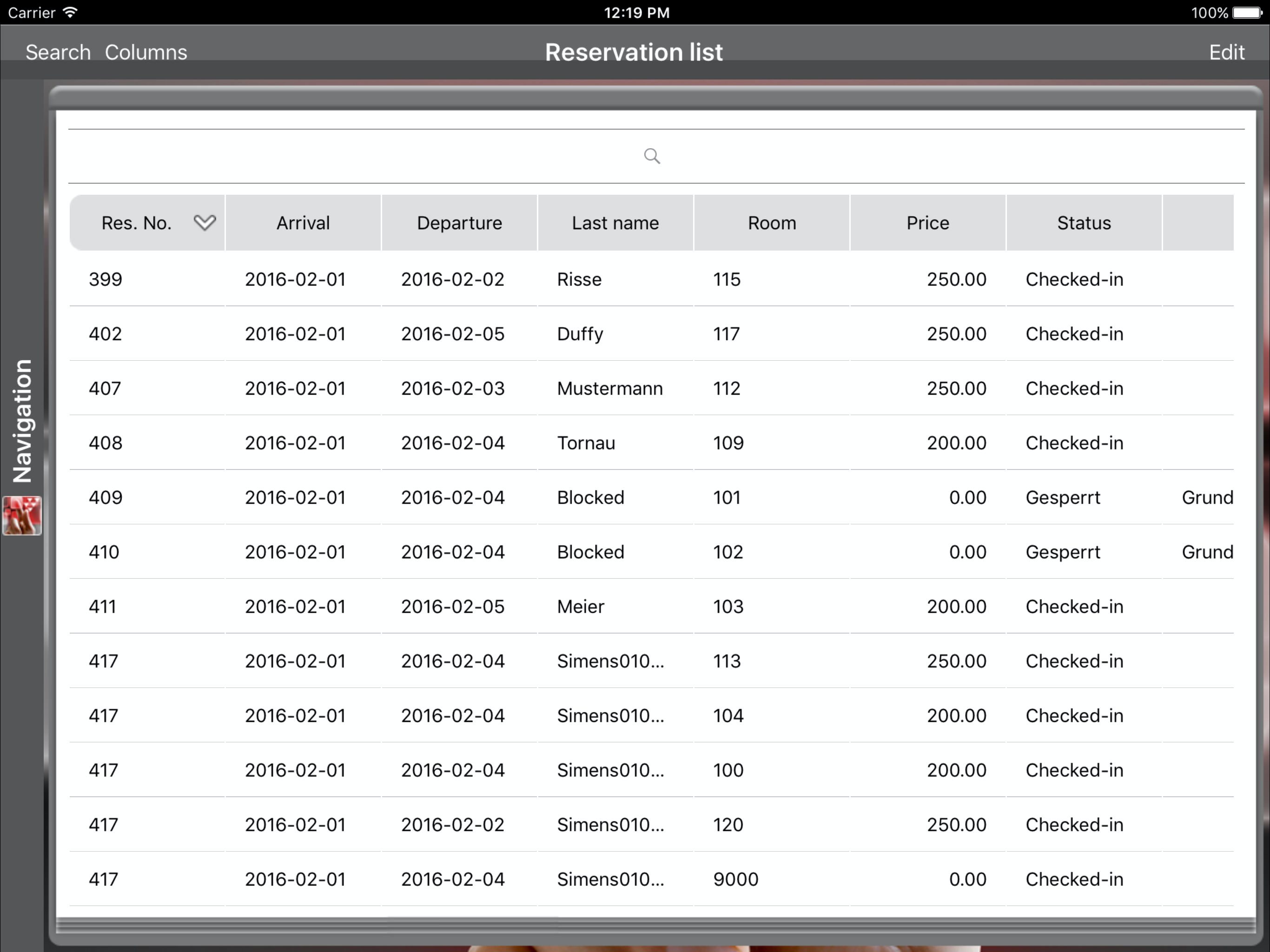 protel for iPad screenshot 3