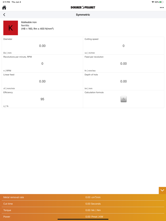 Screenshot #6 pour Dormer Pramet Calculators