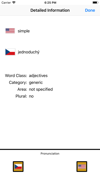 Dictionary English/Czech screenshot 2