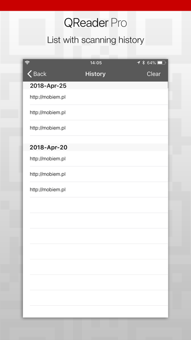 QR codes Reader Pro Screenshot