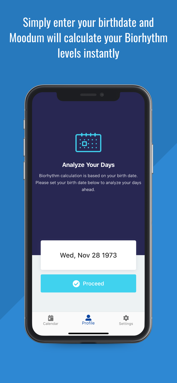 Moodum - Biorhythm Tracker
