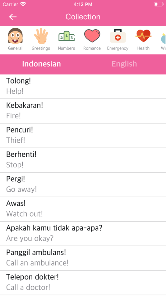 Indonesian-English Dictionary - 1.0 - (iOS)