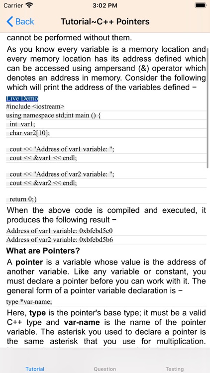 Tutorial for C++ screenshot-3