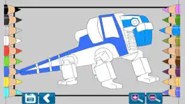Game screenshot Dino Robot Coloring Book hack