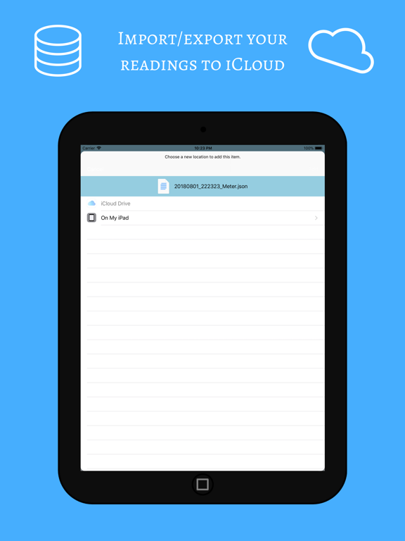 Electricity Meter Tracker iPad screenshot 5 - Utilities app