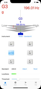 Precise Guitar Tuner screenshot #1 for iPhone