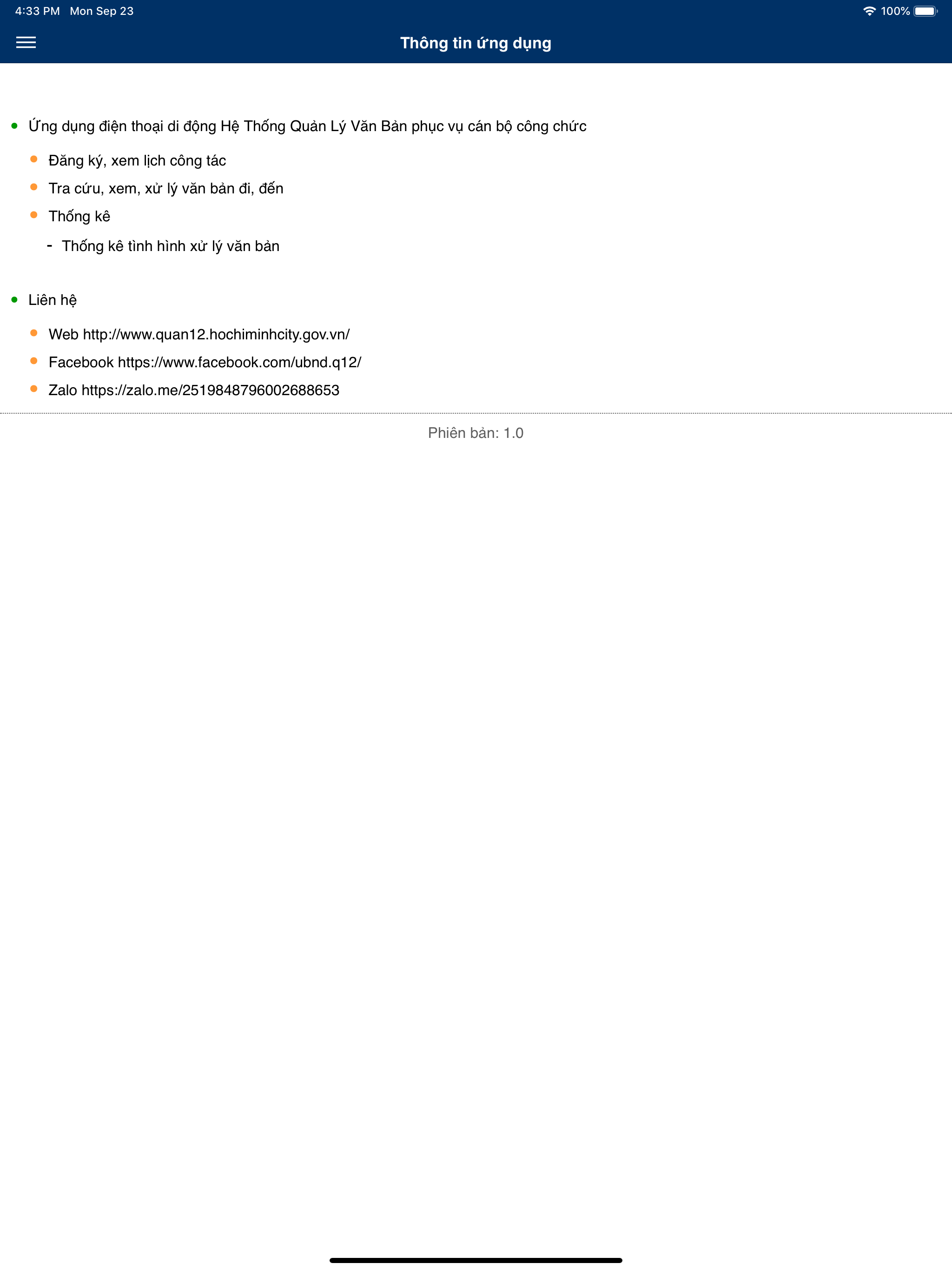 Công Chức Trực Tuyến Q12