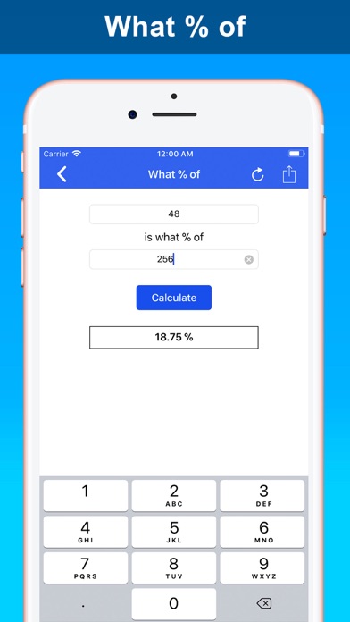 % Percentage Calculator Pro Screenshot