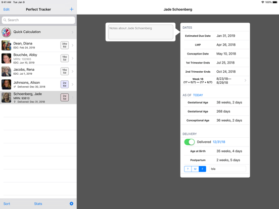 Screenshot #5 pour Perfect OB Tracker