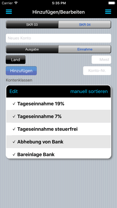 Kassenbuch-PRO Screenshot
