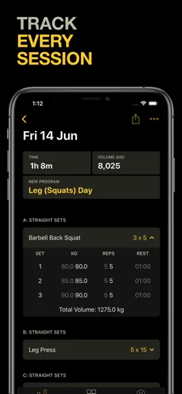 Game screenshot Strongr: Weight Training Log mod apk