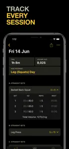 Strongr: Weight Training Log screenshot #4 for iPhone