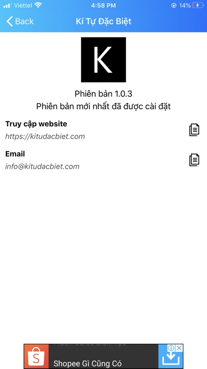 Kí Tự Đặc Biệt AnhNBT screenshot-3