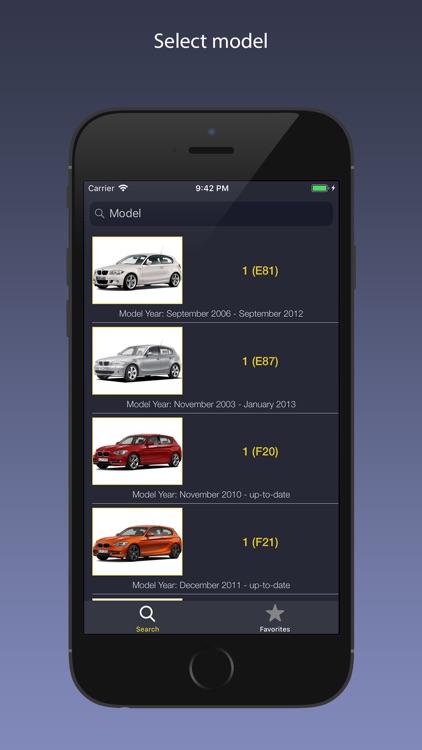 AutoParts for BMW cars