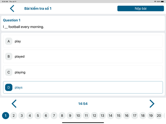 Screenshot #5 pour Bài Tập Ngữ Pháp Tiếng Anh SVO
