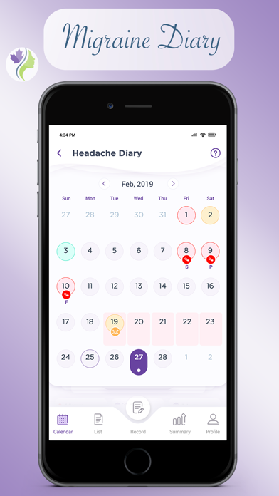 Canadian Migraine Tracker Screenshot