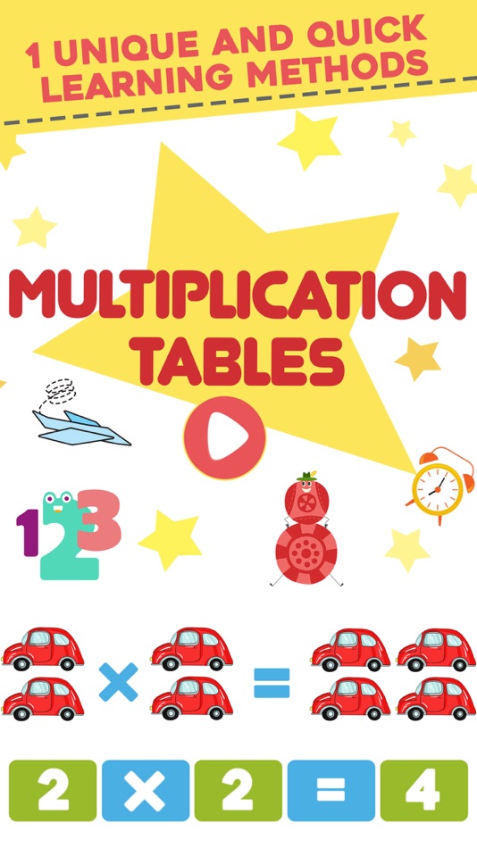#1. Multiplication Tables Learning (iOS) بواسطة: BHADRIK MEHTA