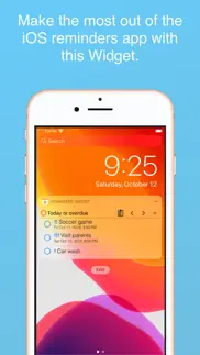 reminders widget iphone screenshot 1