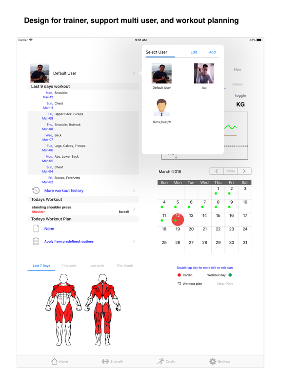 Screenshot #5 pour iGymTrack
