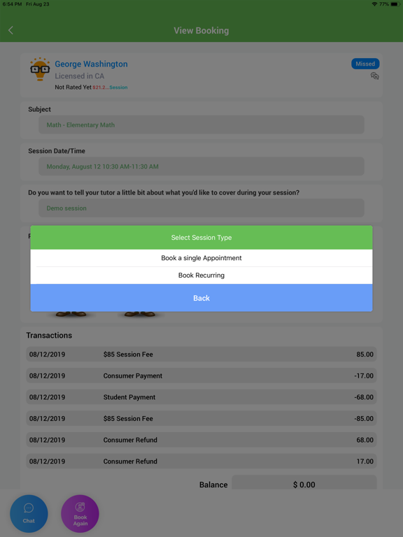 Tutor Garage - Find Tutors iPad screenshot 5 - Education app