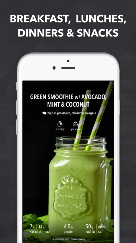 Keto Calculator & Keto-Recipes screenshot 6 of 7
