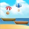 You have to move the boat to catch the falling packages