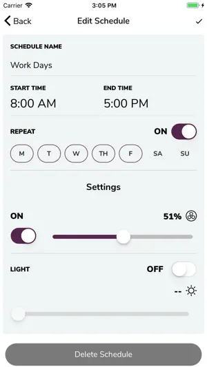 fanSync WiFi screenshot 3